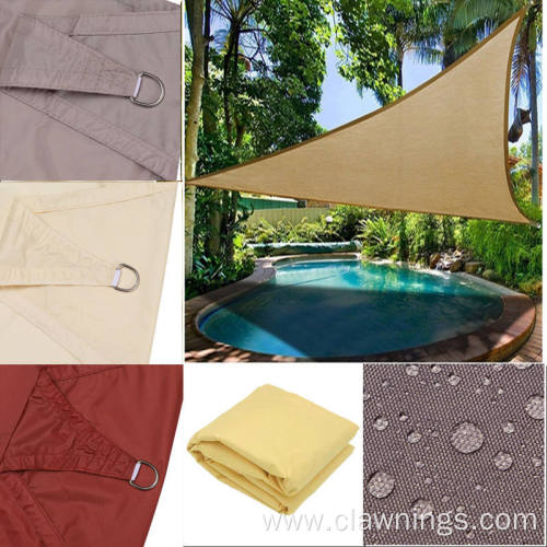 Triangle SunShade Waterproof Garden Outdoor Sunshade Cloth